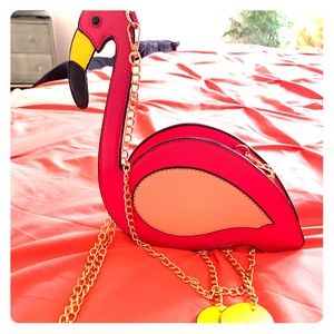 Flamingo purse